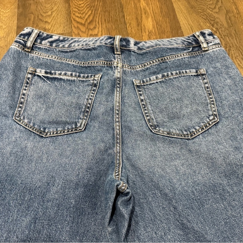 Lane Bryant Midrise Boyfriend Jean Stonewash Blue Size 14 Stretch - Picture 6 of 10